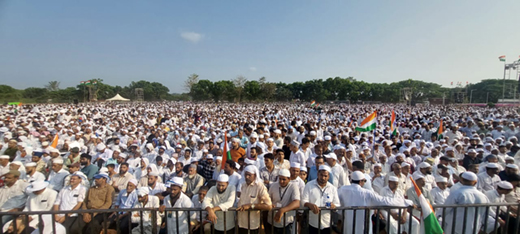 Waqf protest